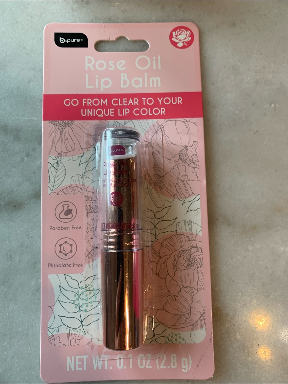 Rose Oil Lip Balm — Go From Clear to Your Unique Color